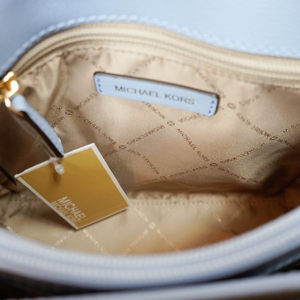 Michael Kors Mott Messenger Bag Blue Multi - Picture 9 of 12